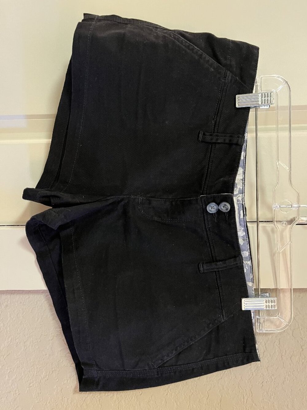 American Eagle Women's Black Stretch Summer Shorts
